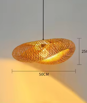 Tokyo Plafondlamp - Handgeweven Japanse Hanglamp van Bamboe