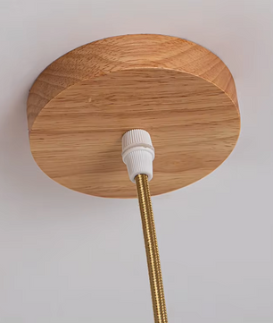Boho Plafondlamp - Bamboe en Rotan Plafondlamp - Handgeweven Designlamp