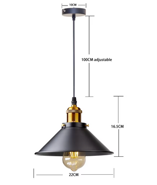 LumaLight Vintage Industriële Hanglamp