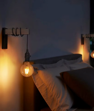 Pankson Retro Houten LED Wandlamp - E27 - Industriële Loft Stijl