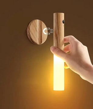 LumaLights – Intelligente Magnetische LED Wandlamp van Hout