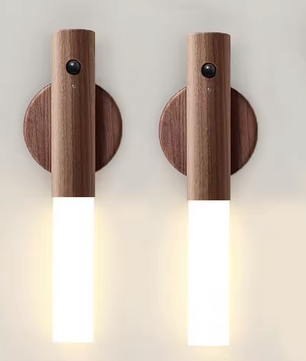 LumaLights – Intelligente Magnetische LED Wandlamp van Hout