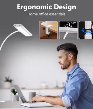 LED-bureaulamp voor Kantoor en Thuis – Afstandsbediening – 3000K tot 6000K