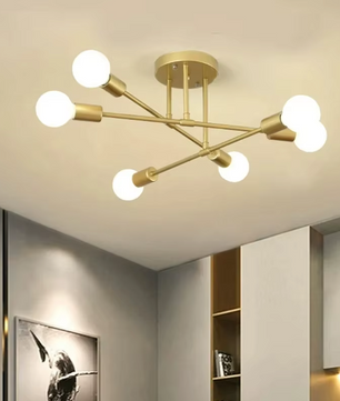 Edison Nordic Minimalistische Hanglamp – Moderne LED Kroonluchter