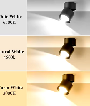 LED Plafondspots – Verstelbare Spotlamp voor Binnenverlichting – Zwart of Wit