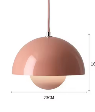 Skandi Plafondlamp - Ijzeren Scandinavische Retro Plafondlamp