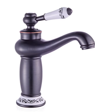 Alvaro Retro Wastafelkraan – Antiek Bronzen Kraan