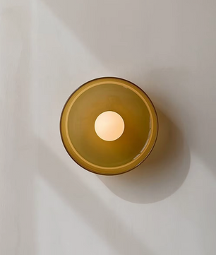 Lumi – Moderne Ronde Glazen Plafondlamp (Nordic Design)