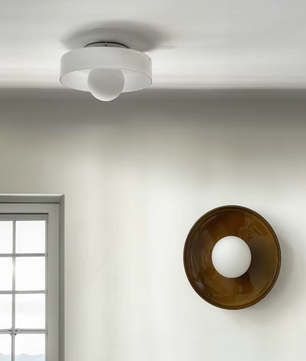 Lumi – Moderne Ronde Glazen Plafondlamp (Nordic Design)