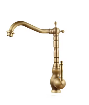 Edward – Klassieke Antiek Bronzen Wastafelkraan