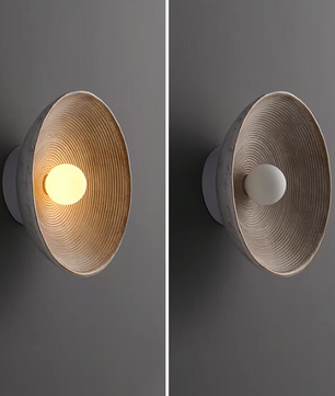 Resin Ronde Wandlamp – Klassieke Stijl (incl. gratis E27 lamp)