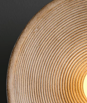 Resin Ronde Wandlamp – Klassieke Stijl (incl. gratis E27 lamp)