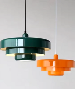 RetroDanish Nordic Hanglamp – Stijlvolle Macaron LED Plafondlamp