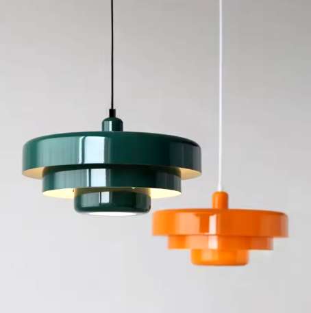 RetroDanish Nordic Hanglamp – Stijlvolle Macaron LED Plafondlamp