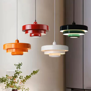 RetroDanish Nordic Hanglamp – Stijlvolle Macaron LED Plafondlamp