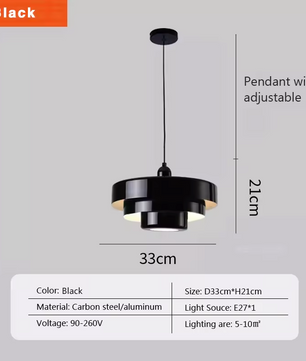 RetroDanish Nordic Hanglamp – Stijlvolle Macaron LED Plafondlamp