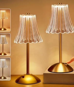 LumiGlow Touch Tafellamp – Stijlvol, Dimbaar & Draadloos