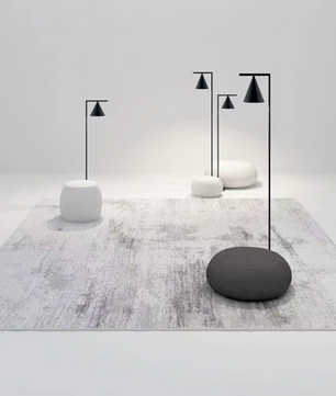 LunaSoft Pluche Scandinavisch Vloerkleed – Zacht Hoogpolig Vloerkleed