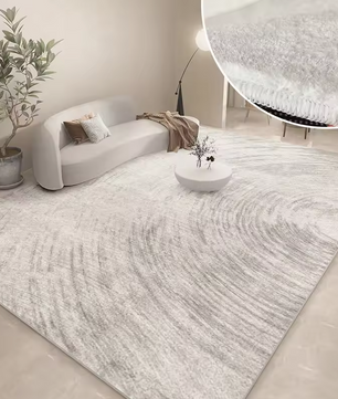 LunaSoft Pluche Scandinavisch Vloerkleed – Zacht Hoogpolig Vloerkleed