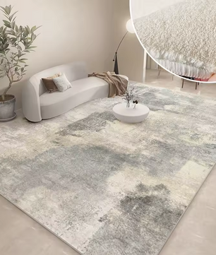 LunaSoft Pluche Scandinavisch Vloerkleed – Zacht Hoogpolig Vloerkleed