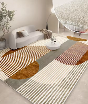 LunaSoft Pluche Scandinavisch Vloerkleed – Zacht Hoogpolig Vloerkleed