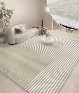 LunaSoft Pluche Scandinavisch Vloerkleed – Zacht Hoogpolig Vloerkleed