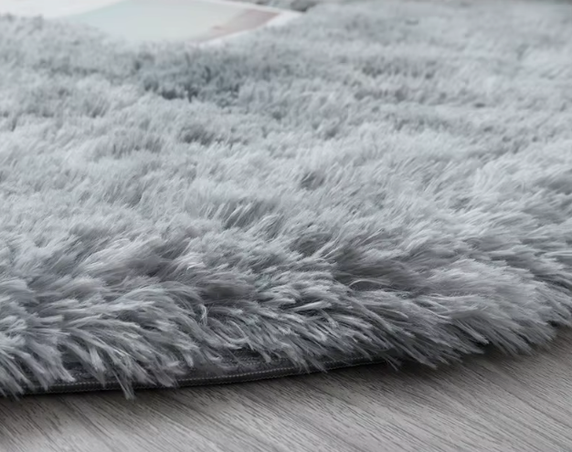 Fluffy Hoogpolig Rond Vloerkleed – Comfy Supreme