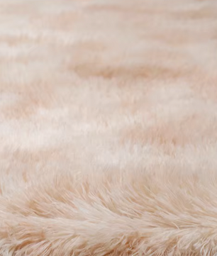 Fluffy Hoogpolig Rond Vloerkleed – Comfy Supreme