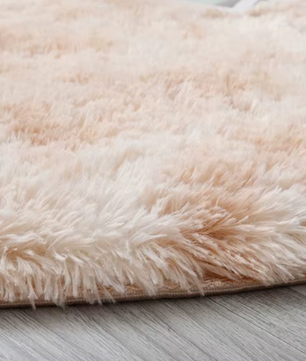 Fluffy Hoogpolig Rond Vloerkleed – Comfy Supreme