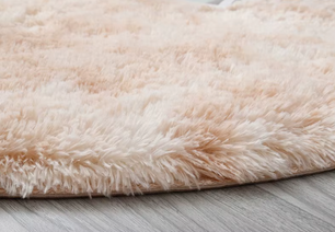 Fluffy Hoogpolig Rond Vloerkleed – Comfy Supreme