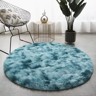 Fluffy Hoogpolig Rond Vloerkleed – Comfy Supreme