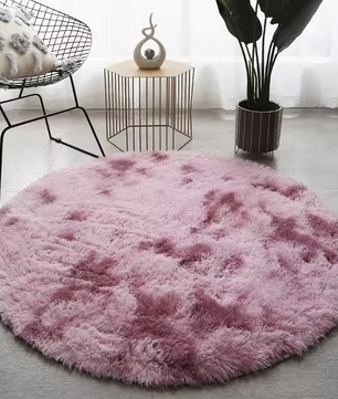 Fluffy Hoogpolig Rond Vloerkleed – Comfy Supreme