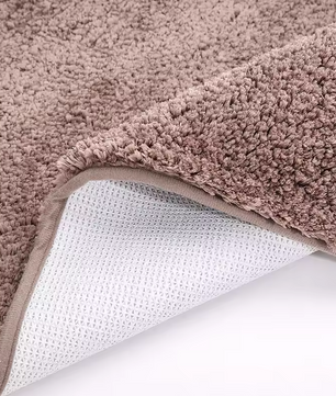 SoftGuard Fluffy Pluche Badkamer Vloermat – Zacht, Wasbaar en Antislip