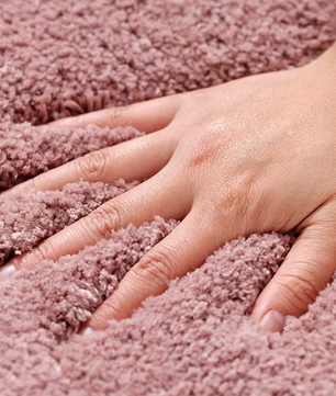 SoftGuard Fluffy Pluche Badkamer Vloermat – Zacht, Wasbaar en Antislip