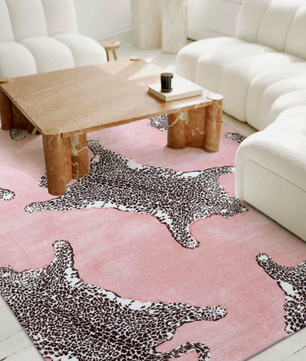 LunaSoft Luxe Pluche Luipaardprint Tapijt – Stijlvol, Comfortabel & Antislip