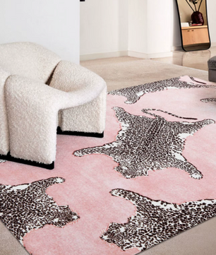 LunaSoft Luxe Pluche Luipaardprint Tapijt – Stijlvol, Comfortabel & Antislip