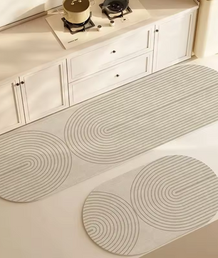 LunaSoft Superabsorberende Keuken Vloermat – Zacht, Antislip en Stijlvol voor Elk Interieur