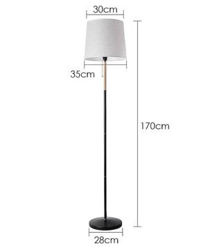 Salvatore Moderne Staande Lamp – Elegante Paallamp met Kap