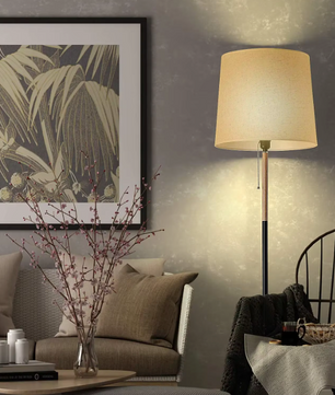 Salvatore Moderne Staande Lamp – Elegante Paallamp met Kap