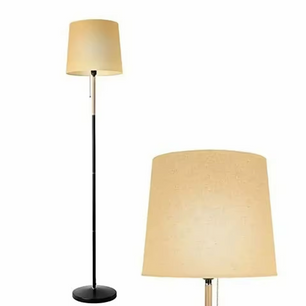 Salvatore Moderne Staande Lamp – Elegante Paallamp met Kap