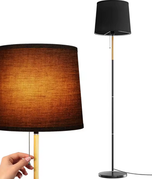 Salvatore Moderne Staande Lamp – Elegante Paallamp met Kap