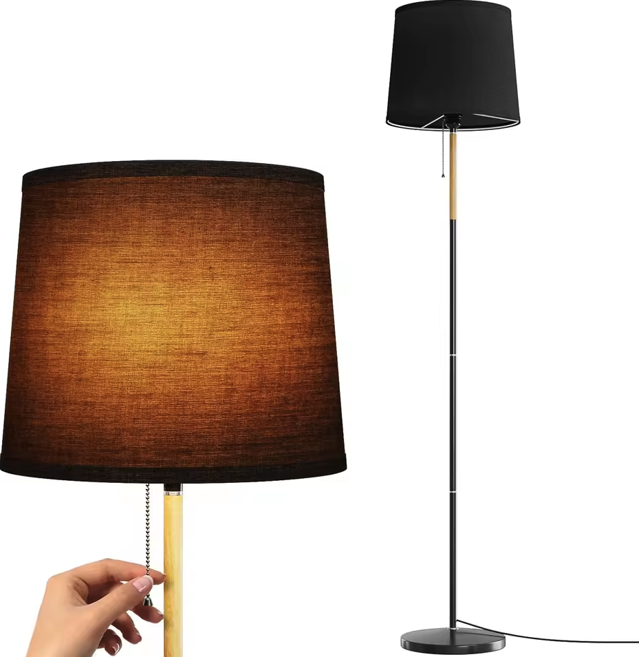 Salvatore Moderne Staande Lamp – Elegante Paallamp met Kap