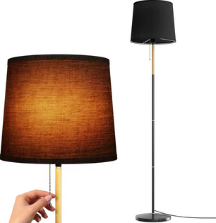 Salvatore Moderne Staande Lamp – Elegante Paallamp met Kap