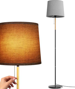 Salvatore Moderne Staande Lamp – Elegante Paallamp met Kap