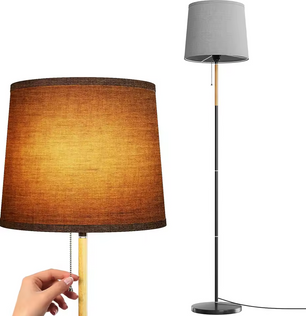 Salvatore Moderne Staande Lamp – Elegante Paallamp met Kap