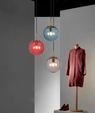 Moderne Glas-in-Lood Kroonluchter – Stijlvolle Hanglamp