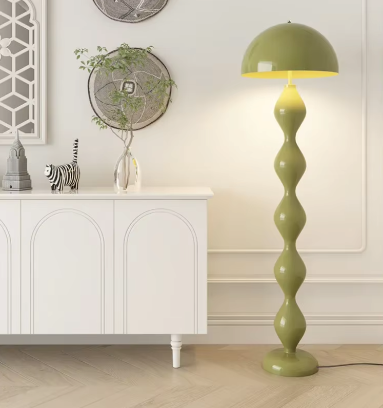 Scandi Macaron Vloerlamp – Paddestoellamp voor een Kleurrijk Interieur