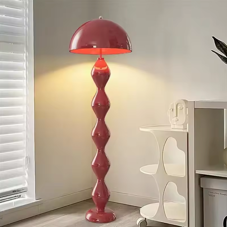 Scandi Macaron Vloerlamp – Paddestoellamp voor een Kleurrijk Interieur