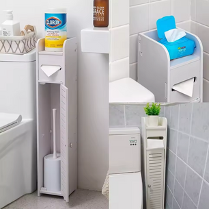 Badkamer en WC vloerkast – Ruimtebesparende Opbergoplossing voor een Nette Badkamer of WC