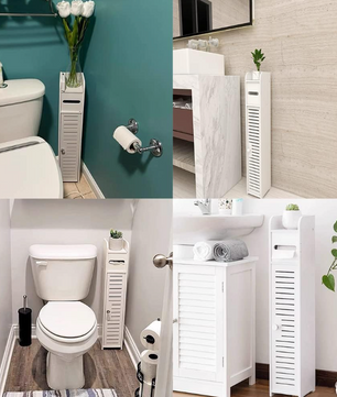 Badkamer en WC vloerkast – Ruimtebesparende Opbergoplossing voor een Nette Badkamer of WC